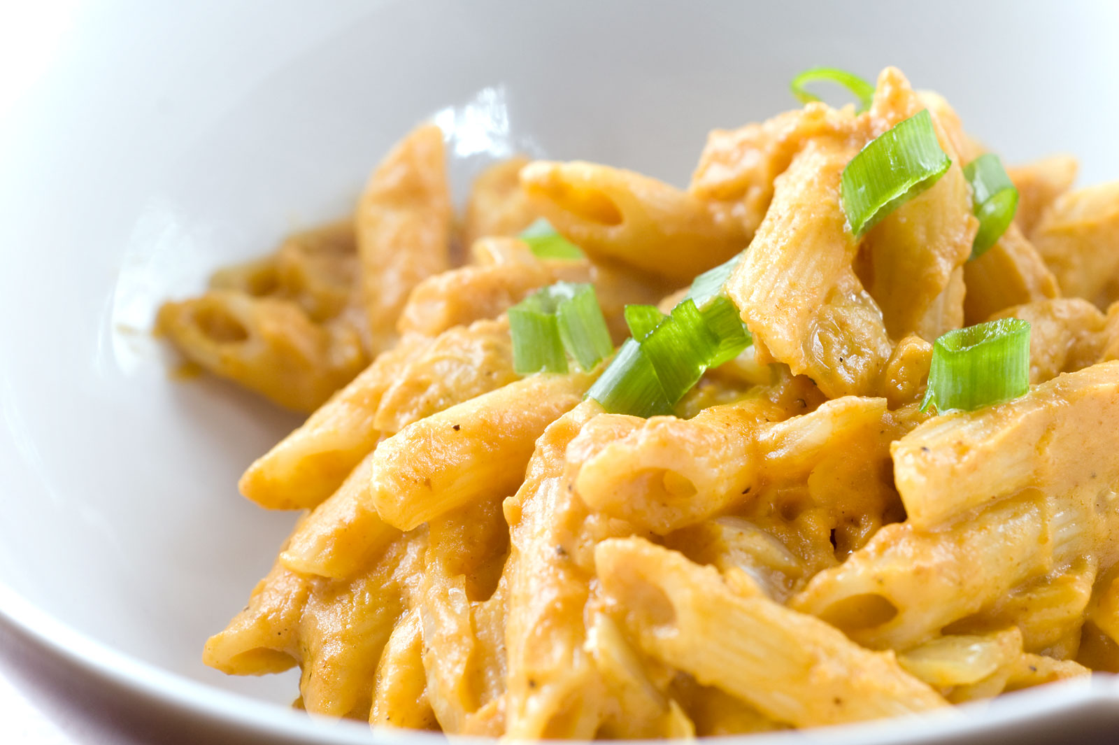 Penne curry