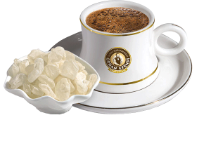 Damla sakızlı Türk kahvesi