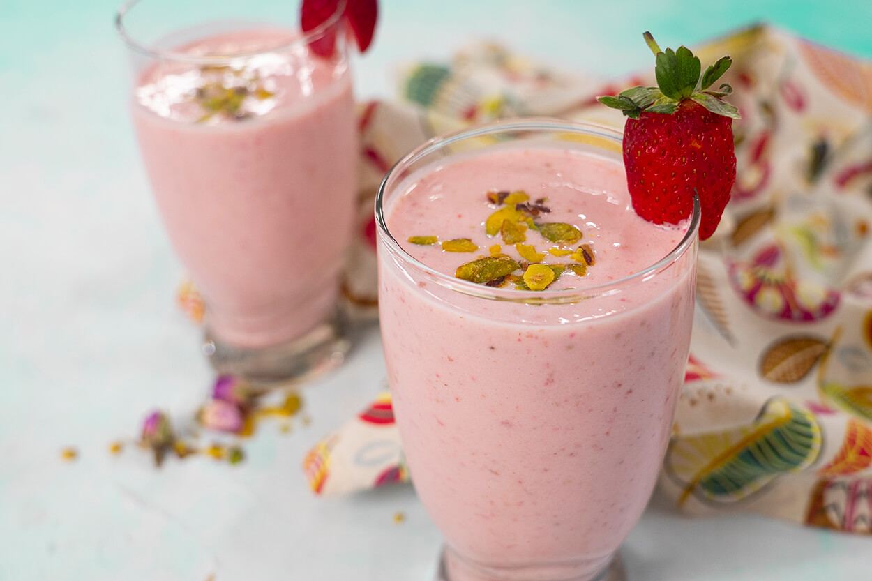 Çilek smoothie