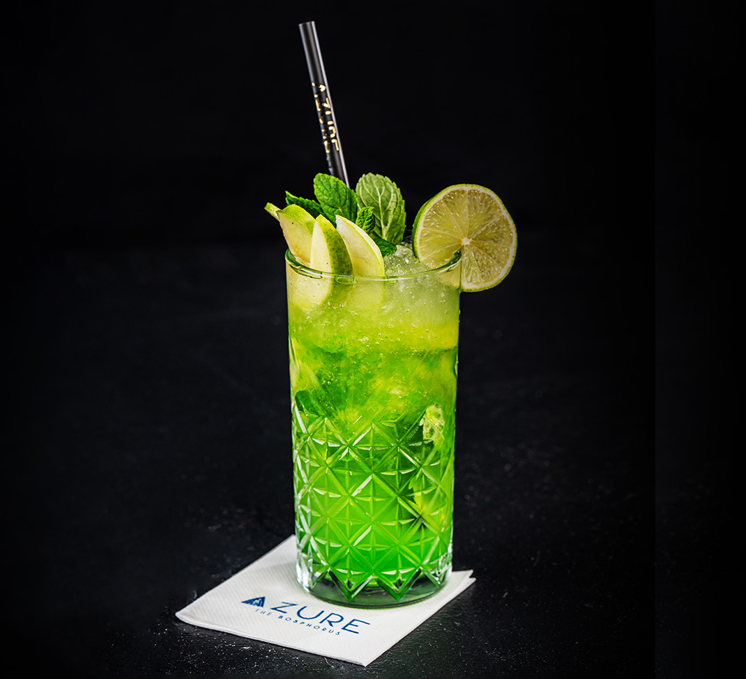 Yeşil elma mojito